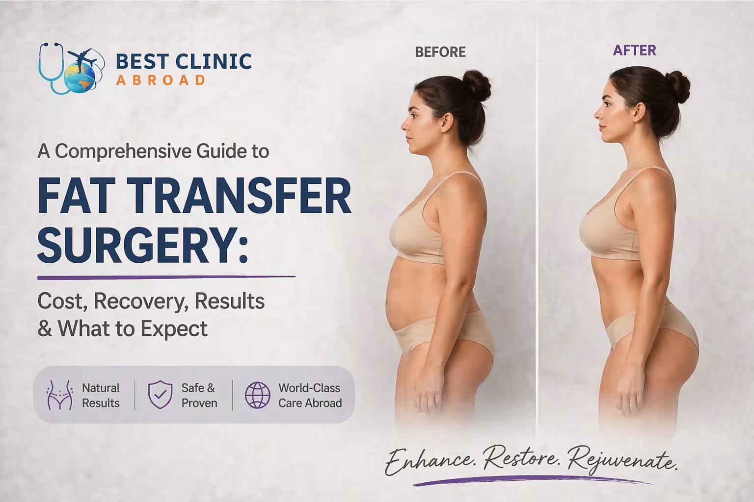 Fat Transfer Surgery Abroad: Cost, Recovery, Results & What to Expect